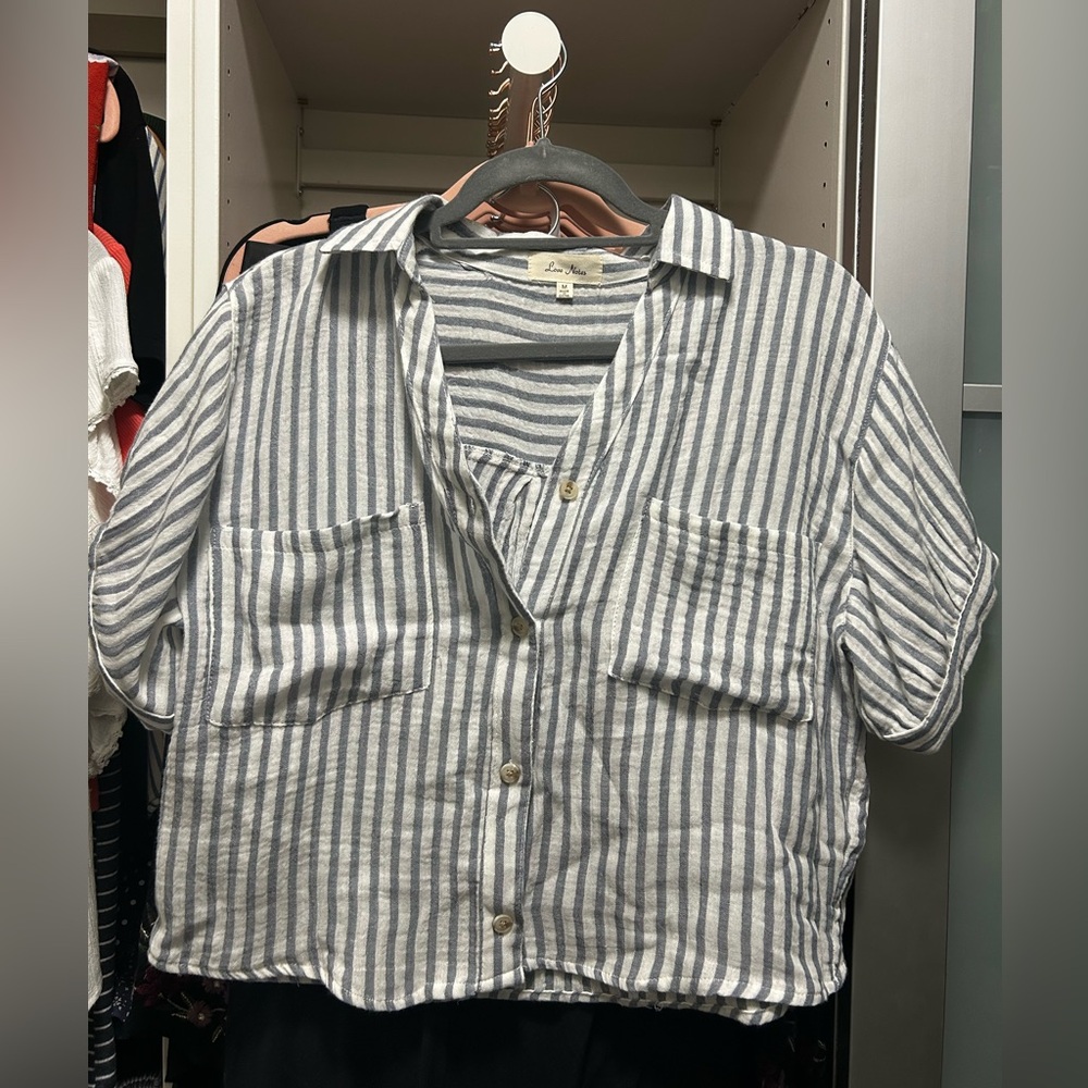 Cropped Button Down